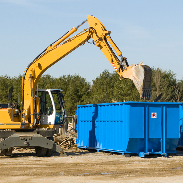 what size residential dumpster rentals are available in Quincy PA